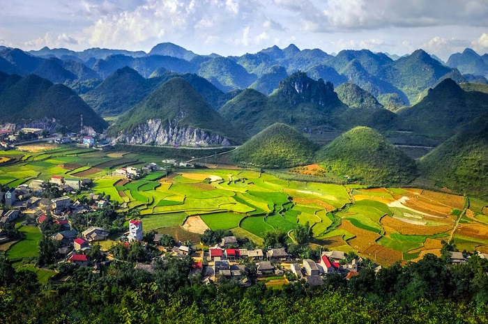 Quan Ba twin mountains Hagiang Vietnam