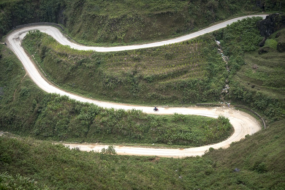 Happy road Hagiang Vietnam